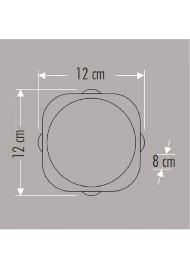 STAR DIŞ MEKAN LED ARMATÜR (8W) (GÜNIŞIĞI)