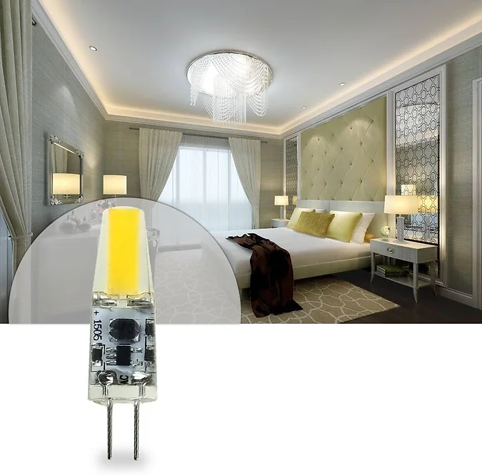 3W LEDLİ KAPSÜL AMPUL (G4) (12V) (BEYAZ)