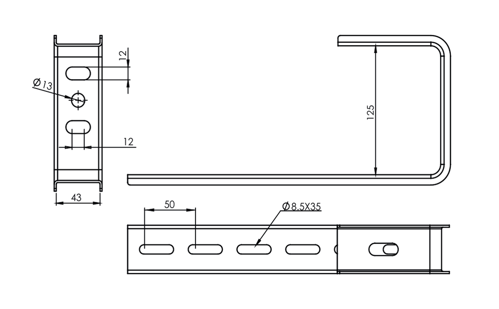 200 MM TİJLİ C TİPİ TAŞIYICI PG 
