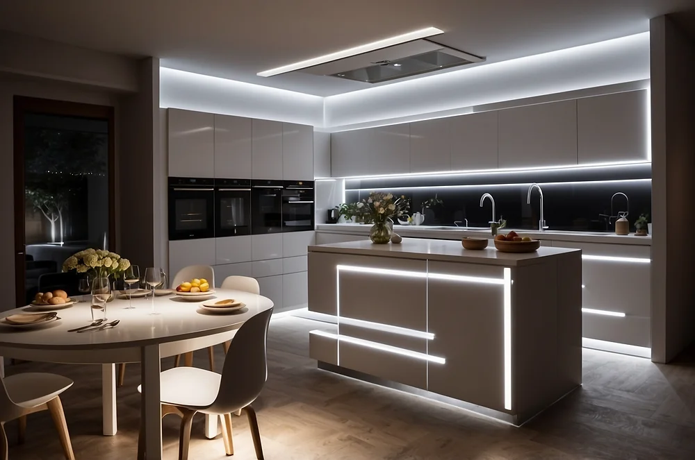 220 VOLT ŞERİT LED  ( BEYAZ )(YAPIŞKANLI)