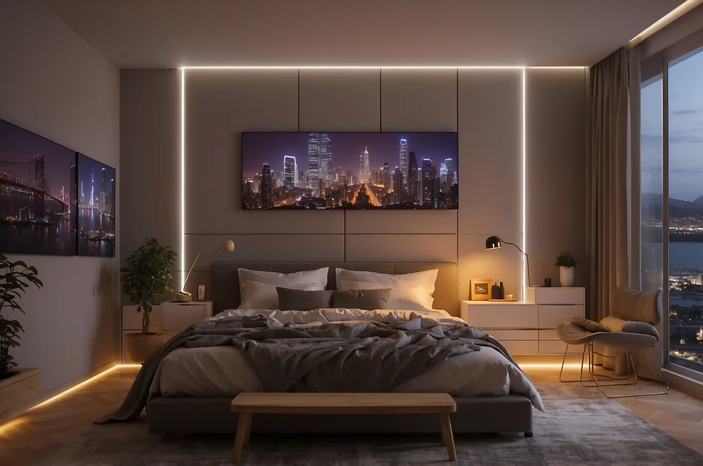 220 VOLT ŞERİT LED  ( AMBER )(YAPIŞKANLI)