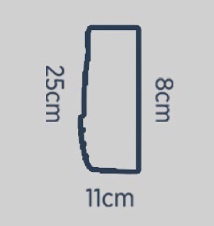24W SIYAH KASA DIŞ MEKAN PC LED APLİK - ELİPS ÇERÇEVELİ - GÜNIŞIĞI