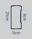 24W SIYAH KASA DIŞ MEKAN PC LED APLİK - OVAL - BEYAZ