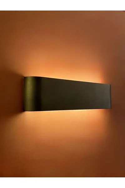 12W PENGUEN LED APLİK(SİYAH KASA)