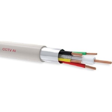 CCTV 1 + 4   1 Coax + 4x0.22 mm Cu/Al. 
