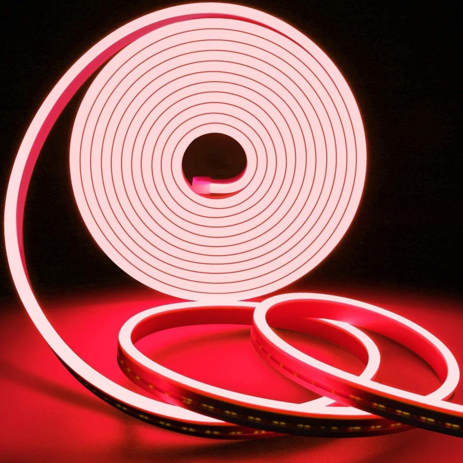 12V NEON ŞERİT LED KIRMIZI 