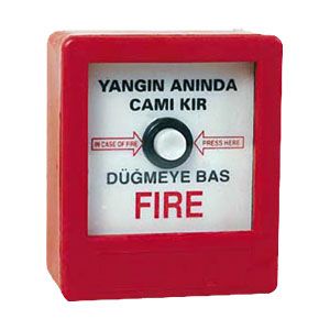 Mutlusan Yangın İhbar Butonu (Kare)