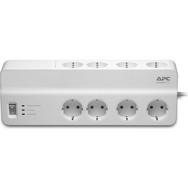 SCHNEİDER PM8-GR 8 ÇIKIŞLI AKIM KORUMALI PRİZ BEYAZ PM8-GR