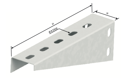 100mm U DESTEK KONSOLU SICAK DALDARMA 