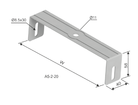 160mm TİJLİ KANAL KAVRAMA