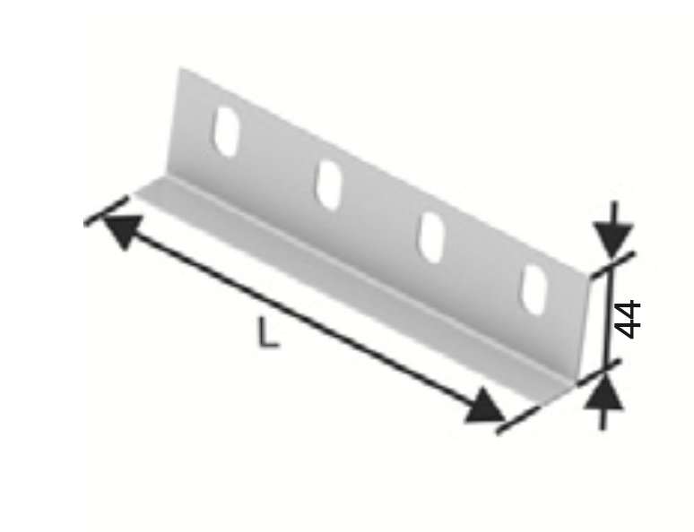 H: 40mm KANAL EK ELEMANI ( L:140mm ) PREGALVANİZ 