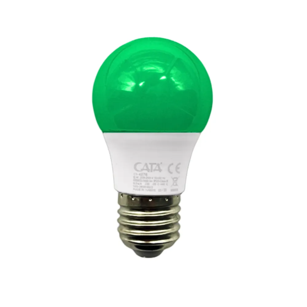 6W LED AMPUL (E-27) (YEŞİL)