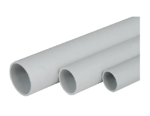Zeybek 20 mm PVC Alev Yaymayan Düz Boru (1 metre)