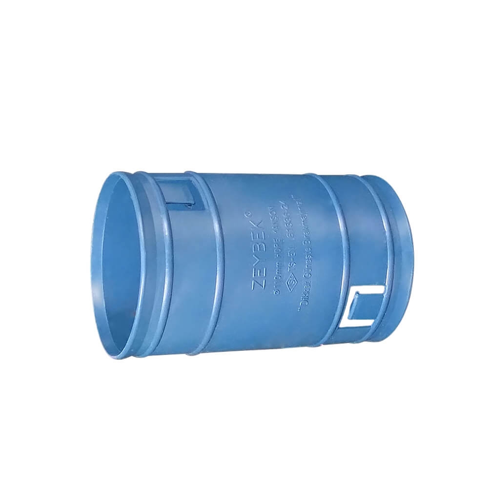 Zeybek 110 mm Elektrik Altyapısı İçin Koruge Boru (Maşon Dahil) Mavi - 1 metre