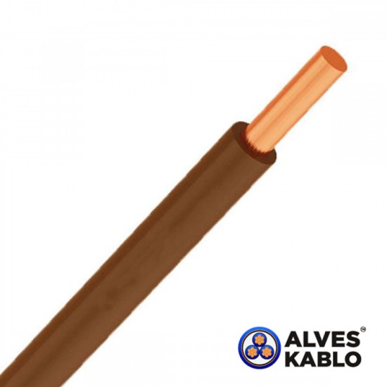 ALVES 2,5 MM NYA KABLO KAHVE RENGİ