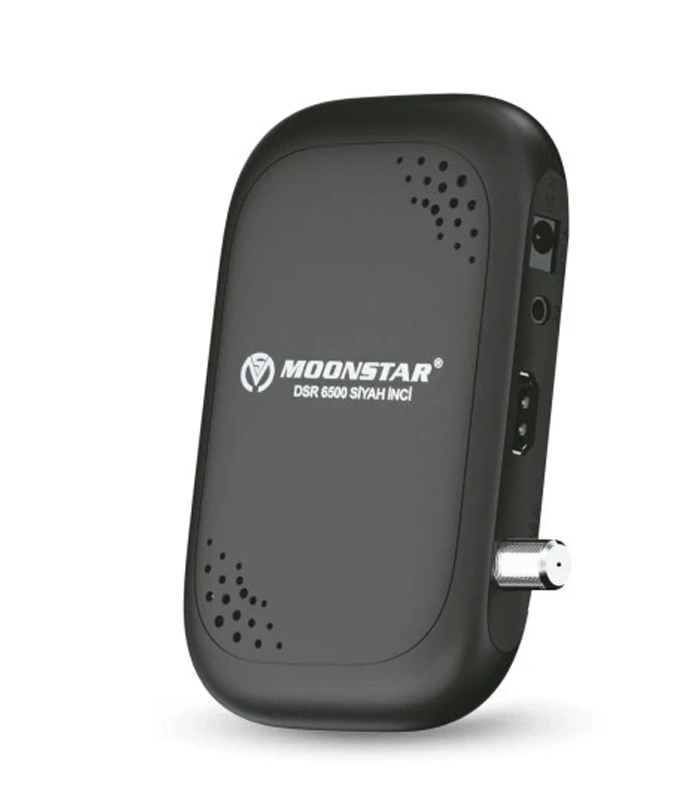MİNİ HD UYDU ALICI SİYAH İNCİ MOONSTAR DSR-6500 