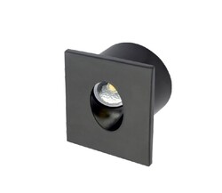 3W LEDLİ KORİDOR ARMATÜRÜ SİYAH KASA(GÜNIŞIĞI)