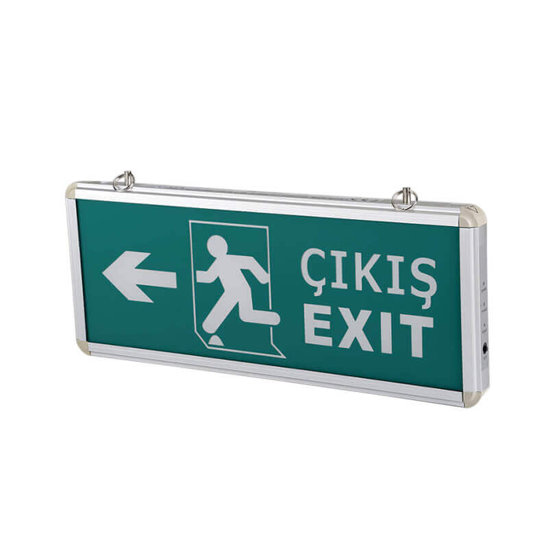 3W EXIT ÇIKIŞ ARMATÜRÜ LEDLİ 3 SAAT AKÜLÜ