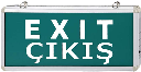 3W EXIT ÇIKIŞ ARMATÜRÜ LEDLİ 3 SAAT AKÜLÜ