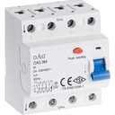 Oag 4x25A 30mA Trifaze Kaçak Akım Rölesi