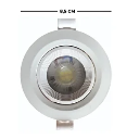 5W BEYAZ IŞIK YUVARLAK KASA SPOT HELİOS