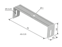 100mm C TİPİ TİJLİ KANAL TAŞIYICI