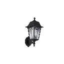 MODEL1 APLIK -  SEFFAF PC E27 ST SIYAH IP54 DT